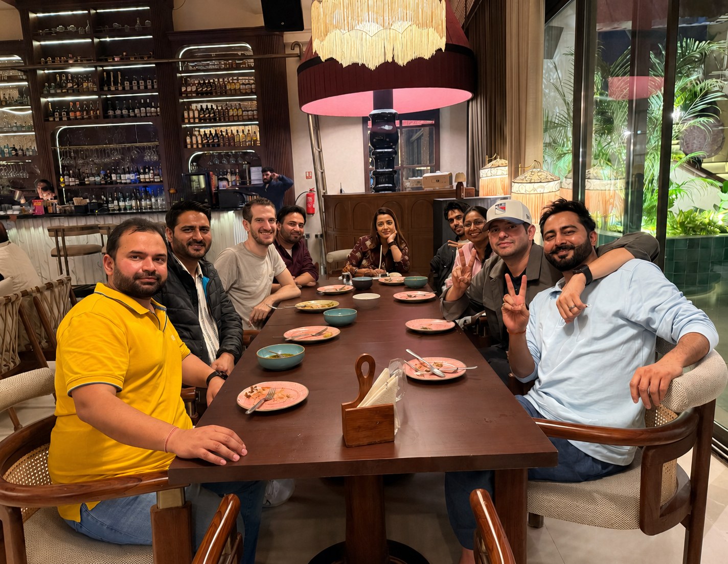 Manu with close friends